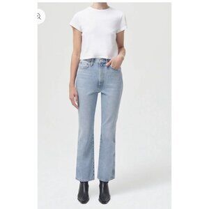 Agolde Jeans Women’s 27 blue pinch kick flare rigid  denim work school classic